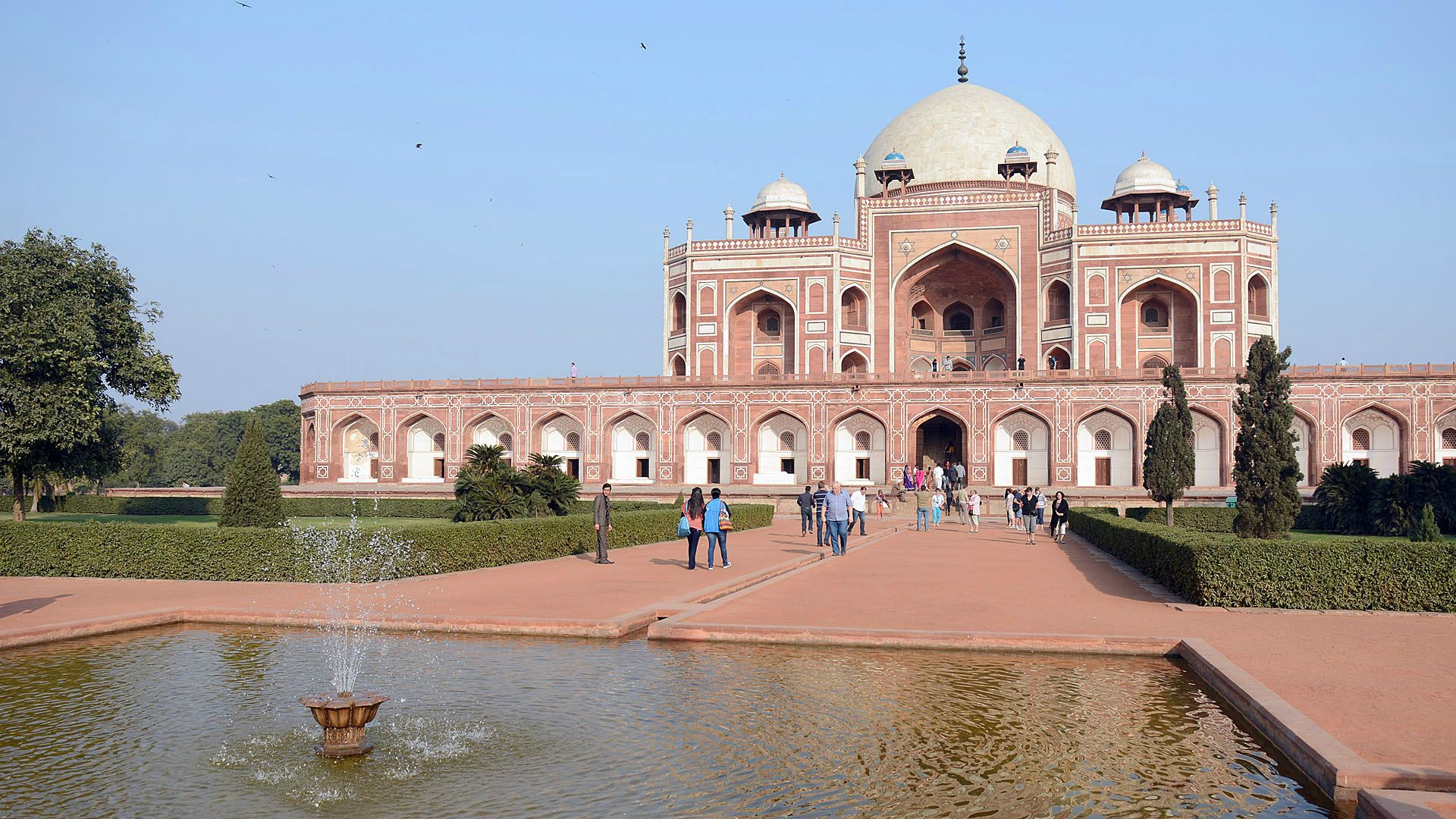 Humayun's Tomb - grobowiec Humajuna, władcy Indii z dynastii Wielkich Mogołów